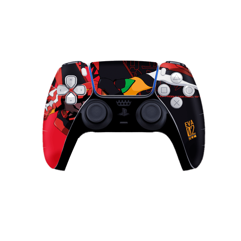 Evangelion Eva 02 Skin Playstation 5 Pro Xonebrand