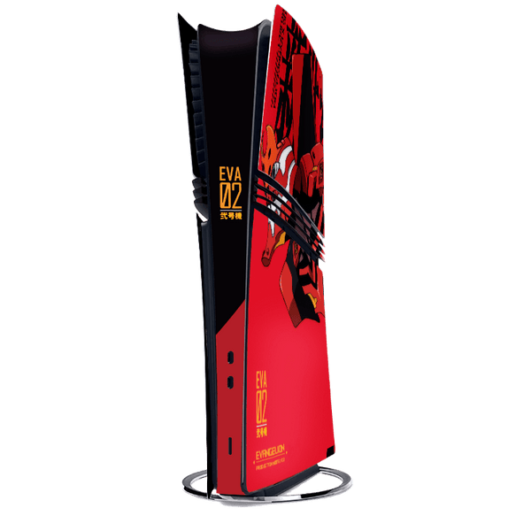 Evangelion Eva 02 Skin Playstation 5 Pro Xonebrand
