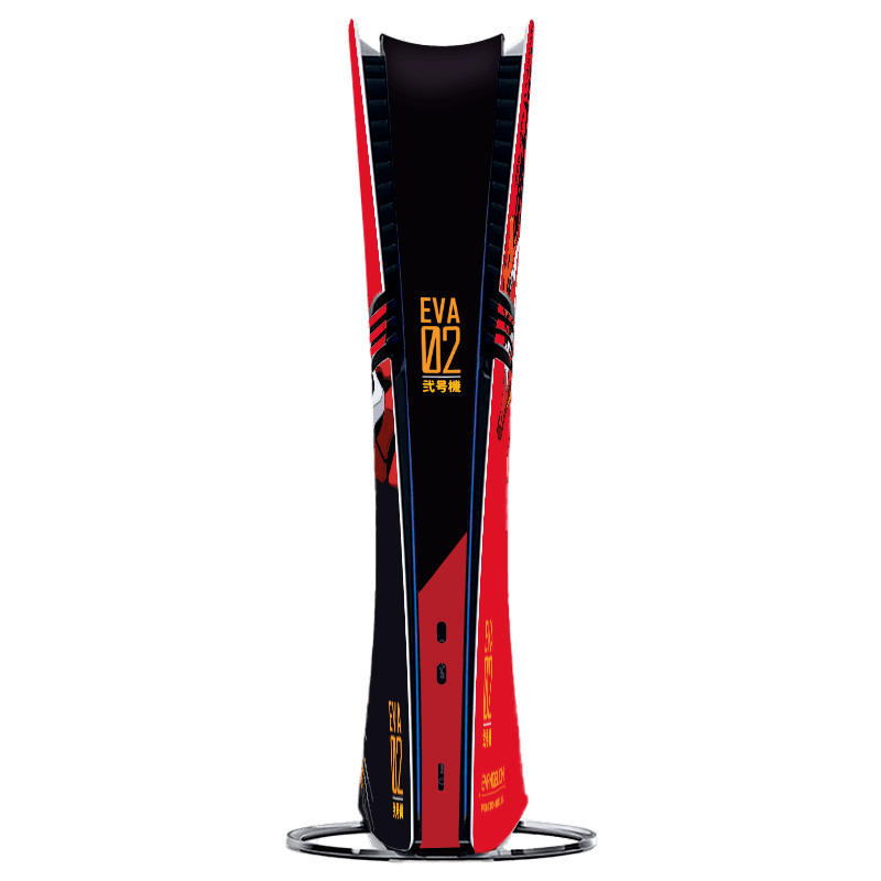 Evangelion Eva 02 Skin Playstation 5 Pro Xonebrand