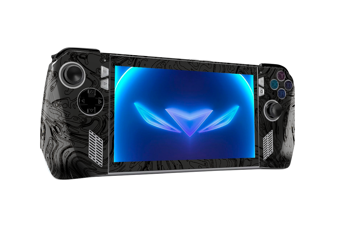 Area Black Asus Rog Ally Handheld Gaming Computer Skin