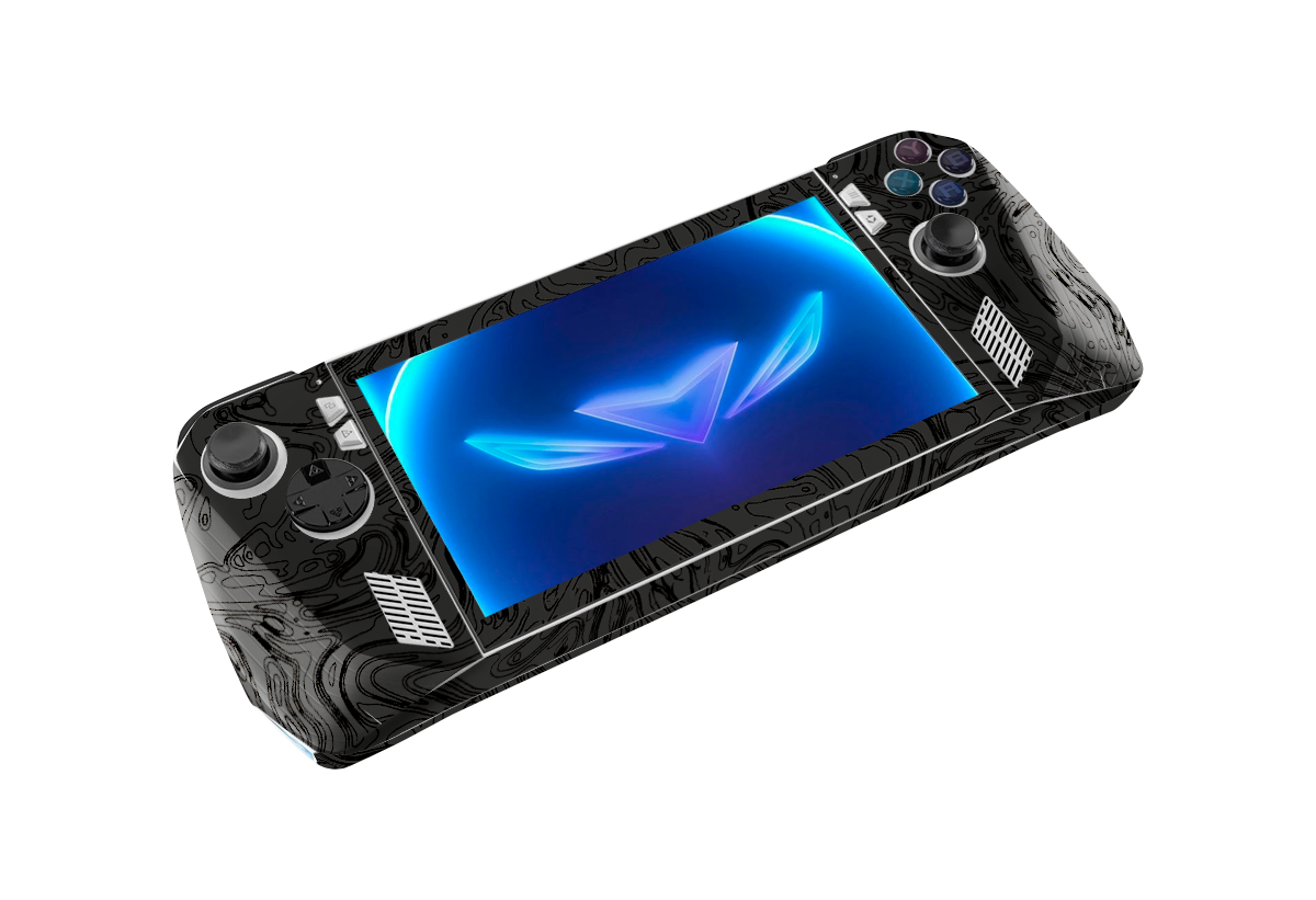 Area Black Asus Rog Ally Handheld Gaming Computer Skin