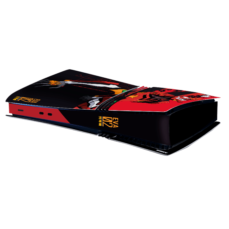 Evangelion Eva 02 Skin Playstation 5 Pro Xonebrand