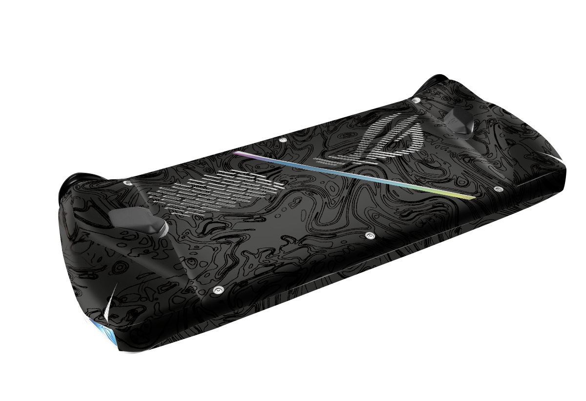 Area Black Asus Rog Ally Handheld Gaming Computer Skin