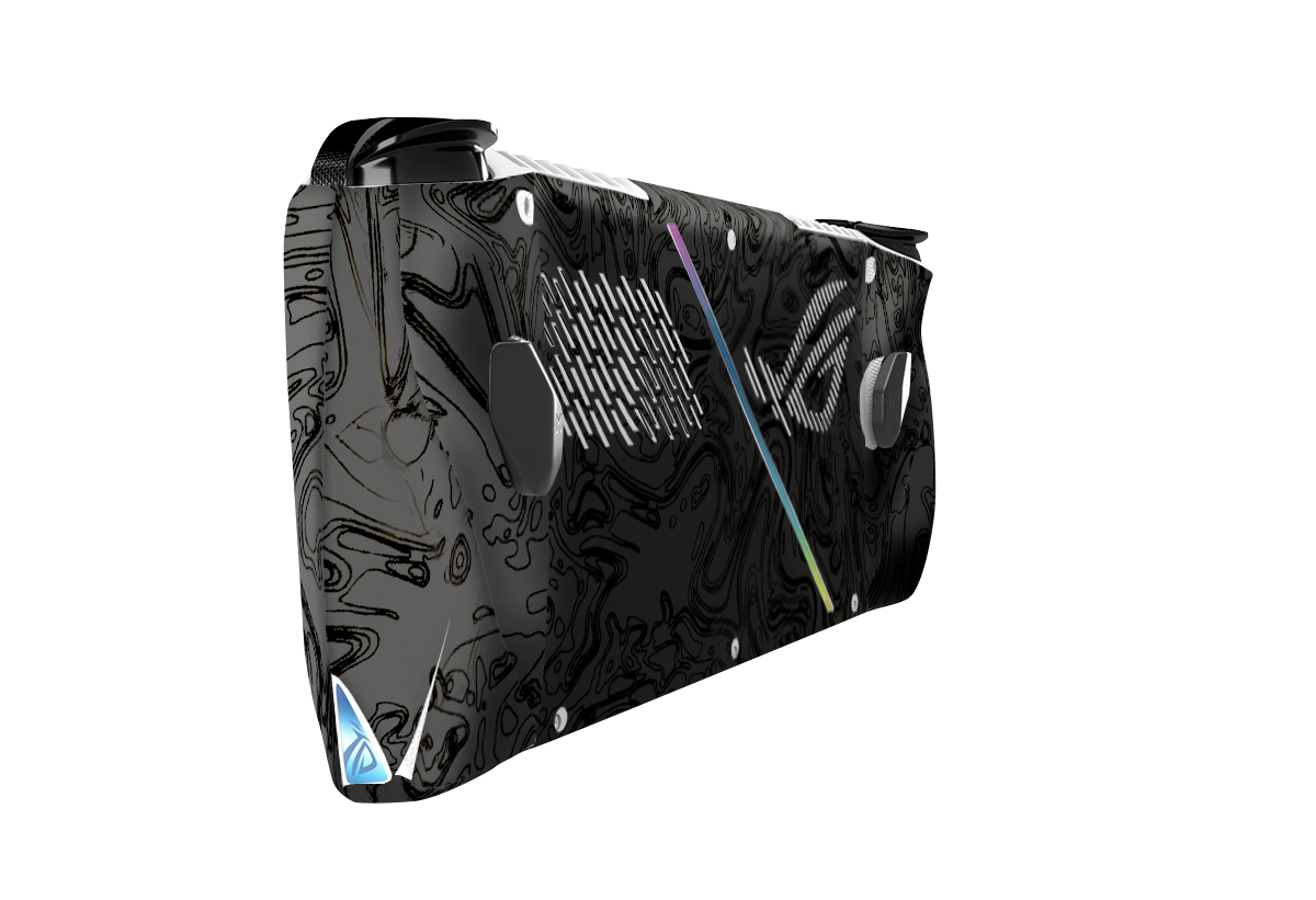 Area Black Asus Rog Ally Handheld Gaming Computer Skin