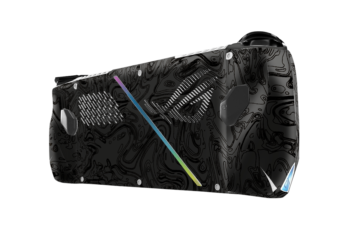 Area Black Asus Rog Ally Handheld Gaming Computer Skin