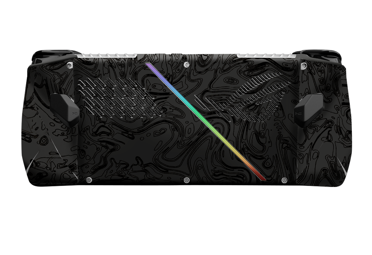 Area Black Asus Rog Ally Handheld Gaming Computer Skin