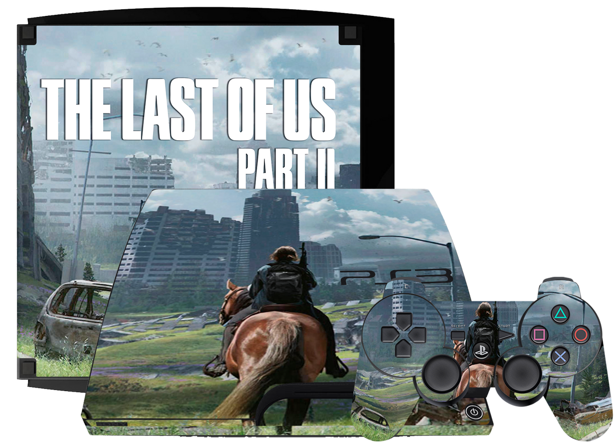 The las of Us II Skin Playstation 3 Slim Xonebrand