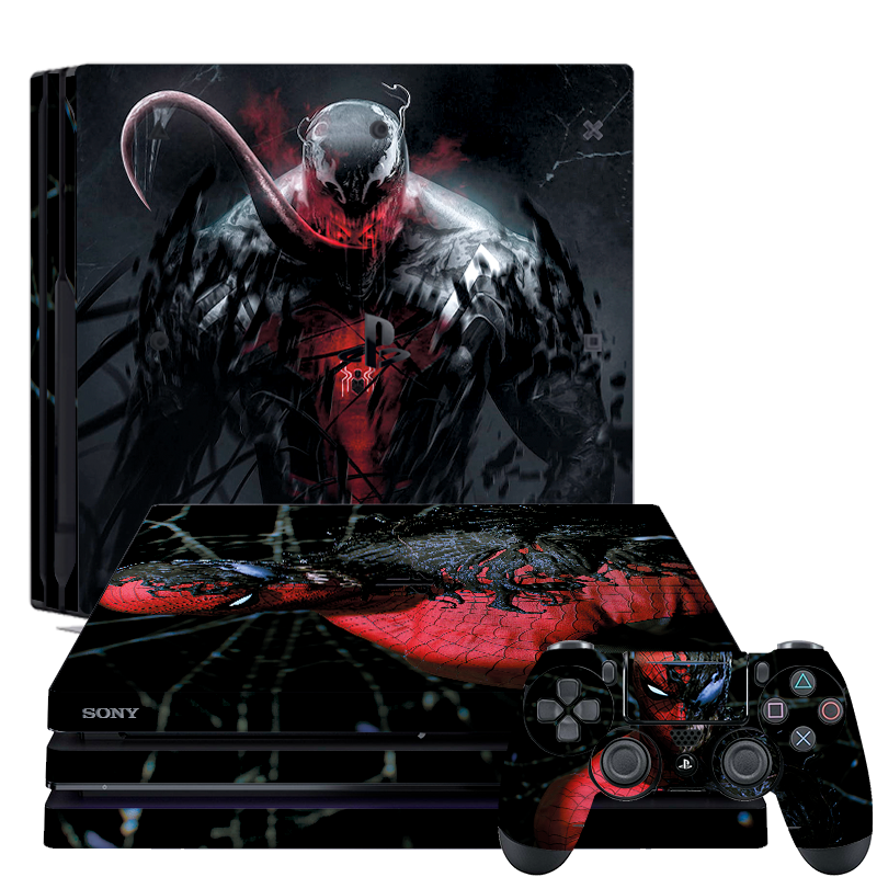 Spiderman vs Venom Skin Playstation 4 Pro Xonebrand