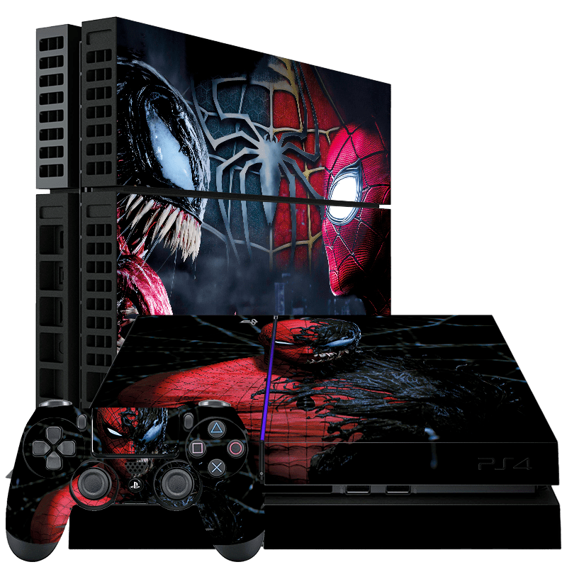 Spiderman vs Venom Skin Playstation 4 Fat Xonebrand
