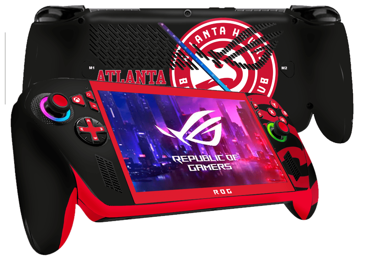 Atlanta Hawks ROG Xbox Ally Skin Xonebrand