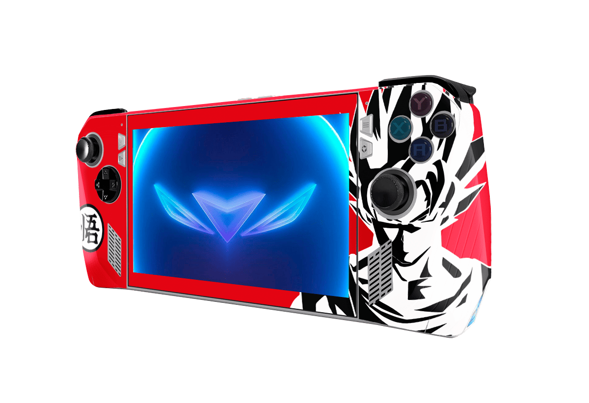 Dragon Ball Goku Asus Rog Ally Handheld Gaming Computer Skin