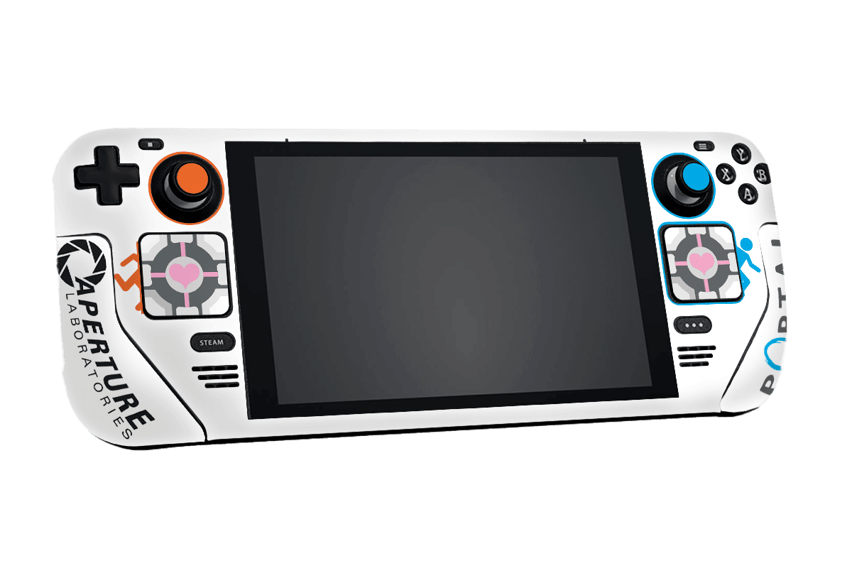 Portal Steam Deck Handheld Gaming Computer Skin