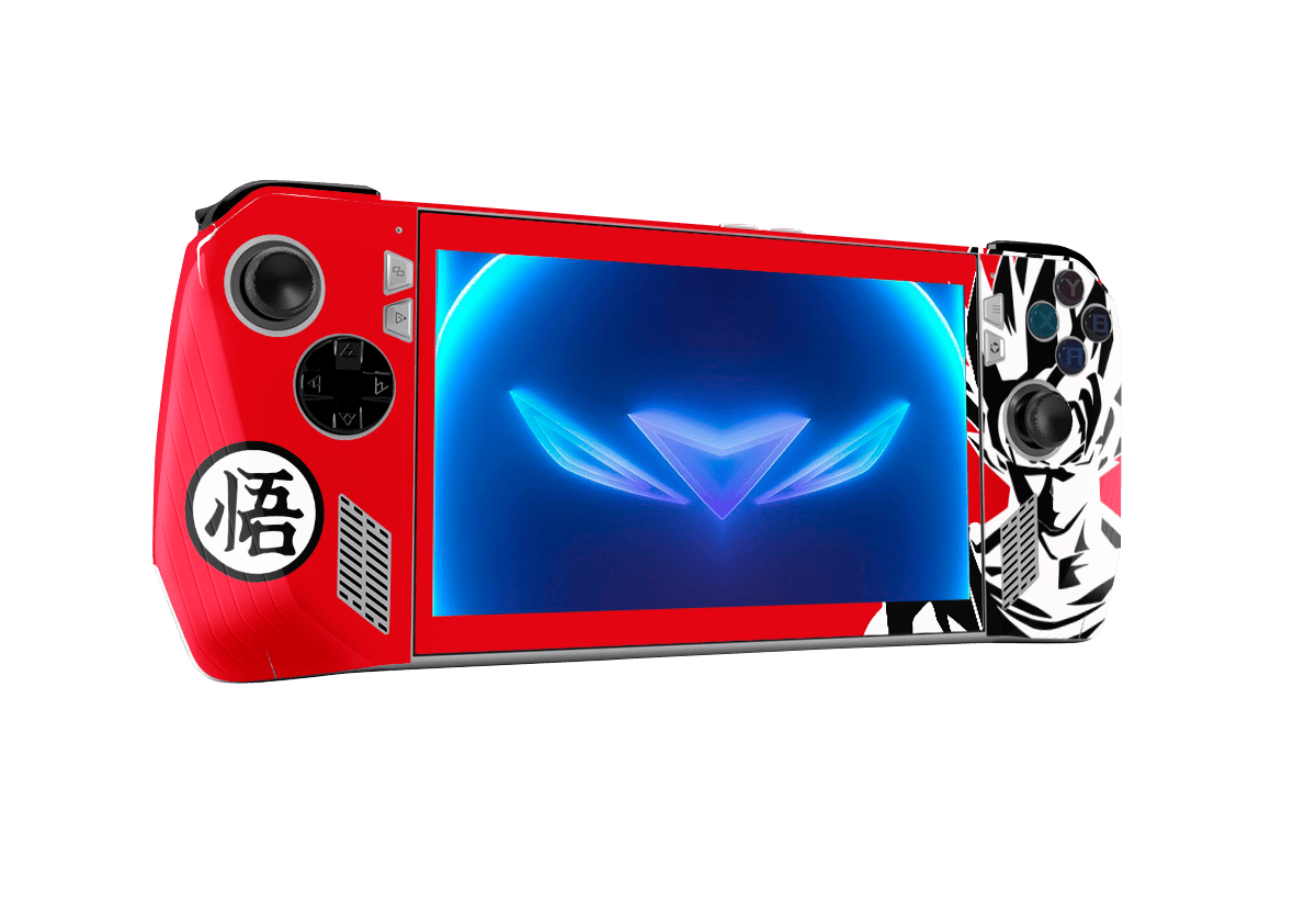 Dragon Ball Goku Asus Rog Ally Handheld Gaming Computer Skin