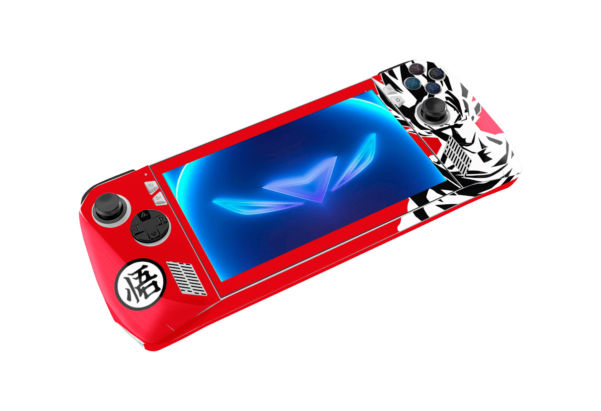 Dragon Ball Goku Asus Rog Ally Handheld Gaming Computer Skin