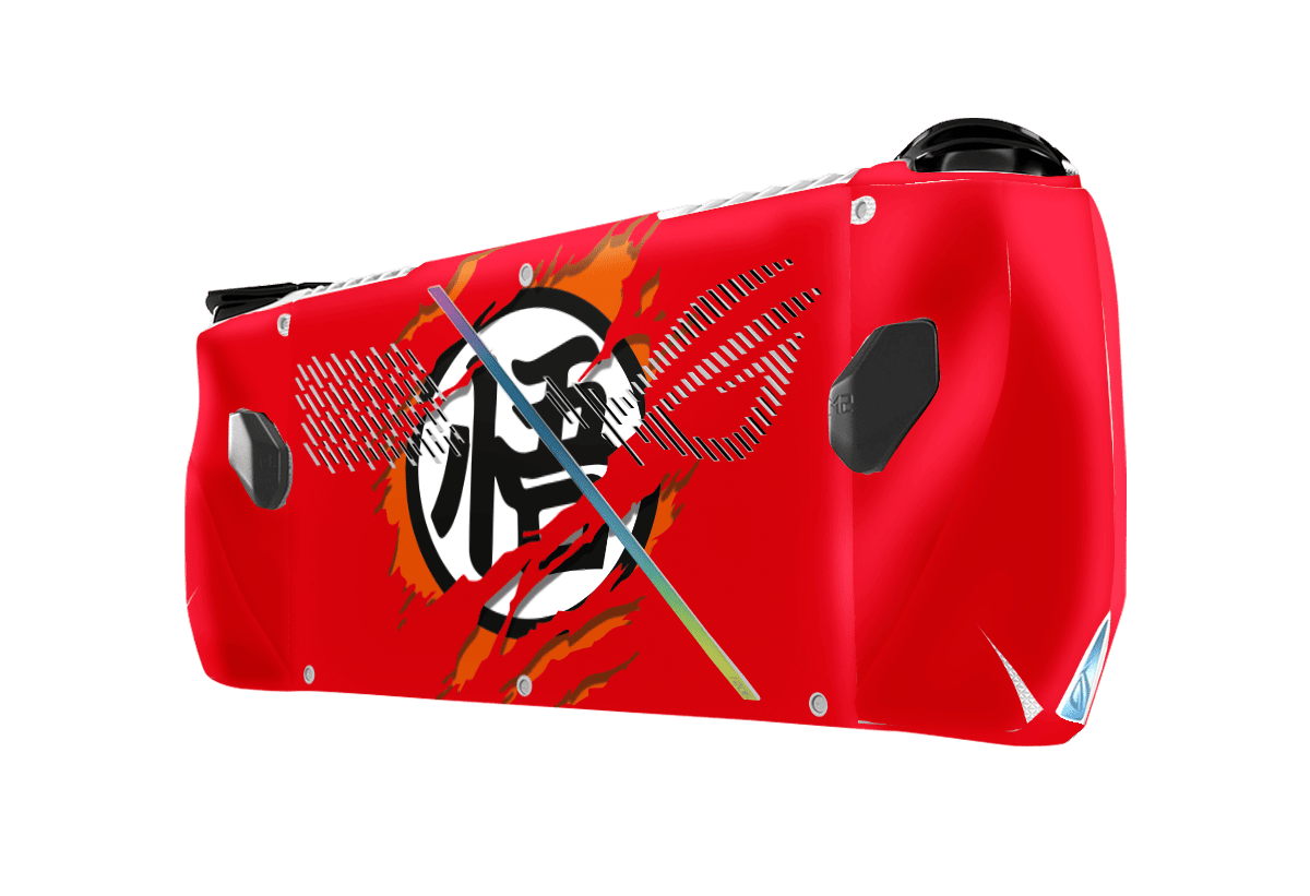 Dragon Ball Goku Asus Rog Ally Handheld Gaming Computer Skin