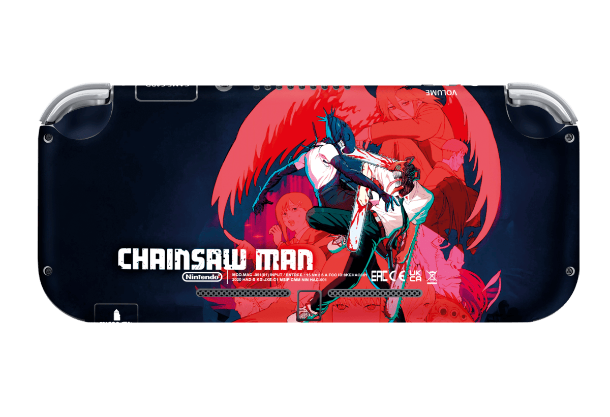 Shainsaw Man Skin Nintendo Switch Lite Xonebrand