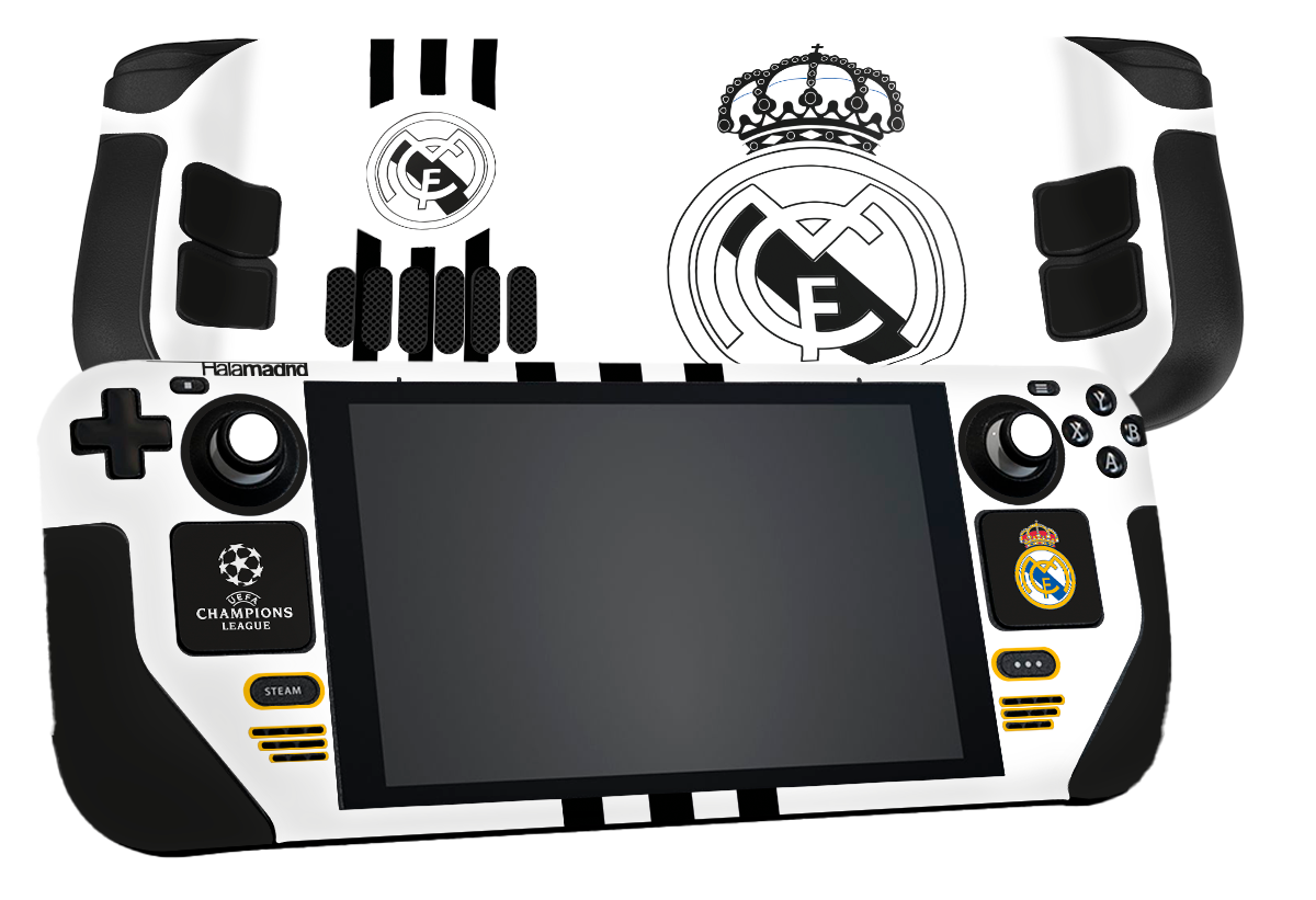 Real Madrid Steam Deck Handheld Gaming Computer Skin