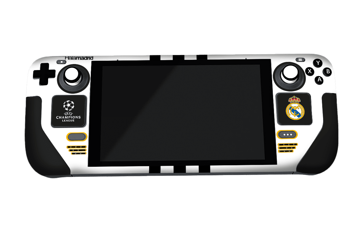 Real Madrid Steam Deck Handheld Gaming Computer Skin