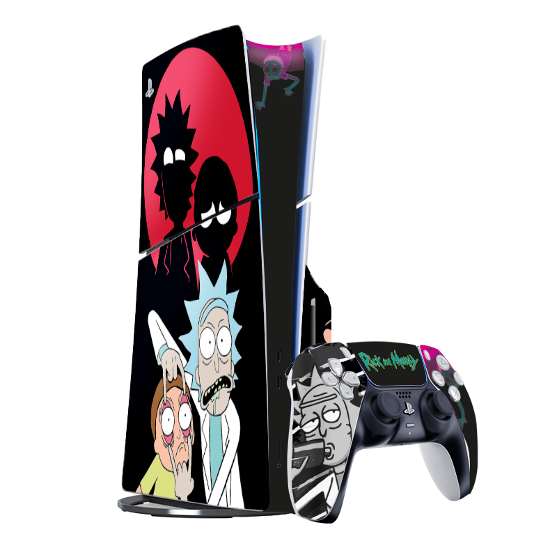 Rick & Morty Skin Playstation 5 Slim