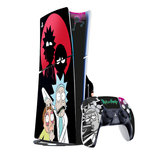 Rick & Morty Skin Playstation 5 Slim