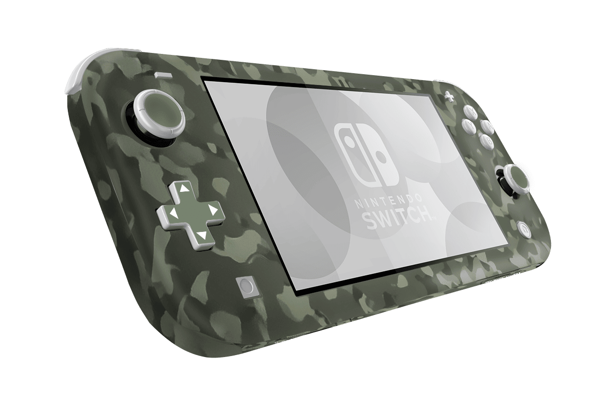 Camuflado Verde Skin Nintendo Switch Lite Xonebrand