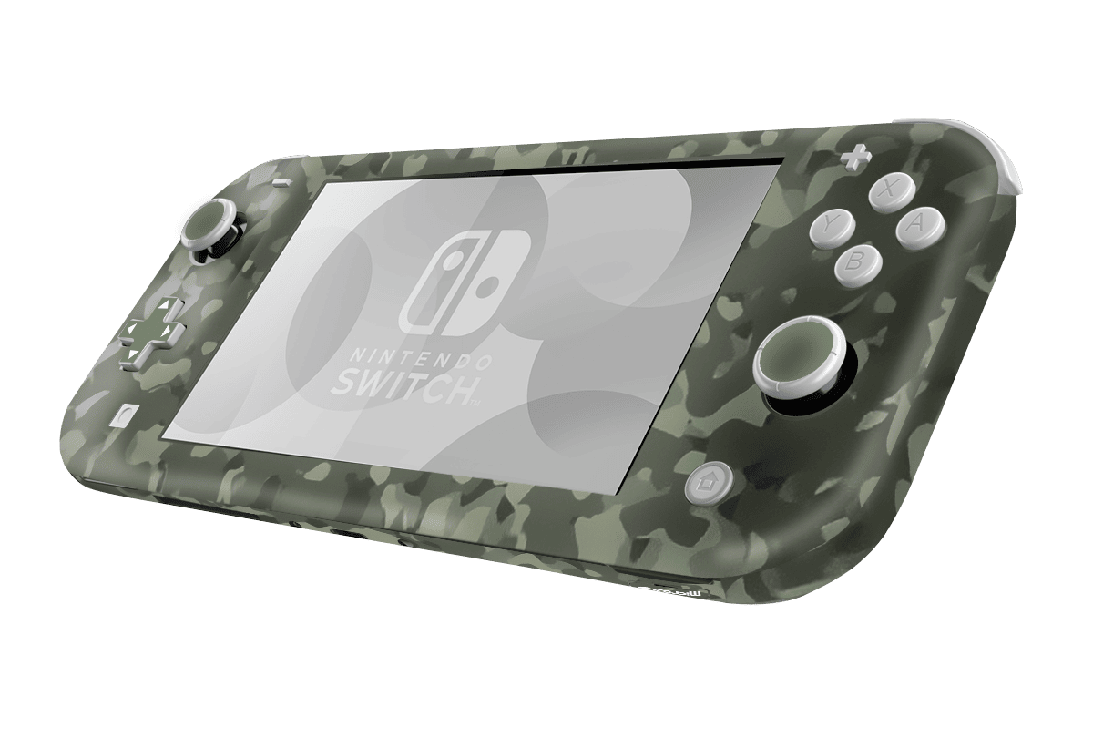 Camuflado Verde Skin Nintendo Switch Lite Xonebrand