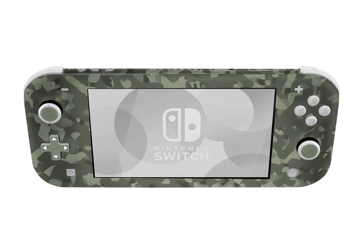 Camuflado Verde Skin Nintendo Switch Lite Xonebrand