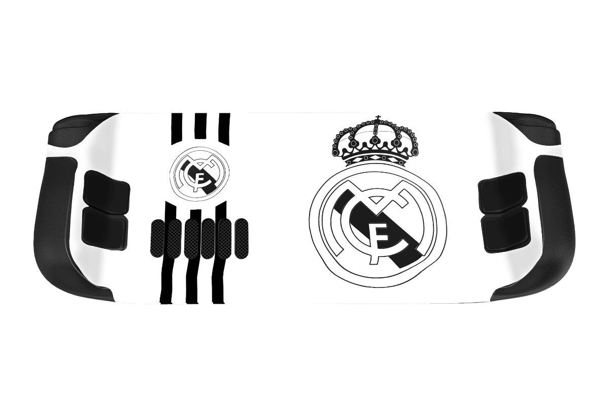 Real Madrid Steam Deck Handheld Gaming Computer Skin