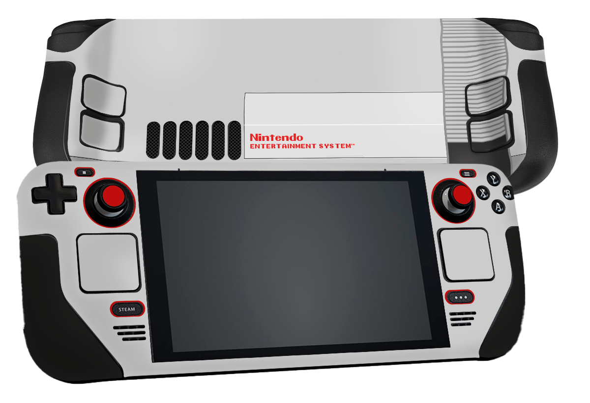 Edicion NES Steam Deck Handheld Gaming Computer Skin