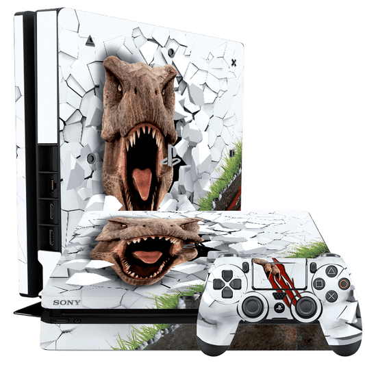 Dinosaurio T-Rex Skin Playstation 4 Slim