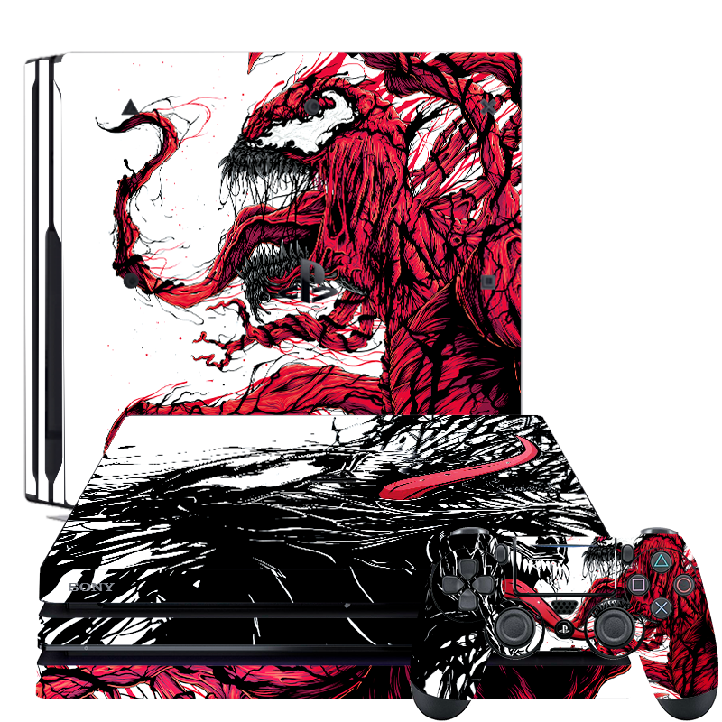 Venom vs Carnage Skin Playstation 4 Pro Xonebrand