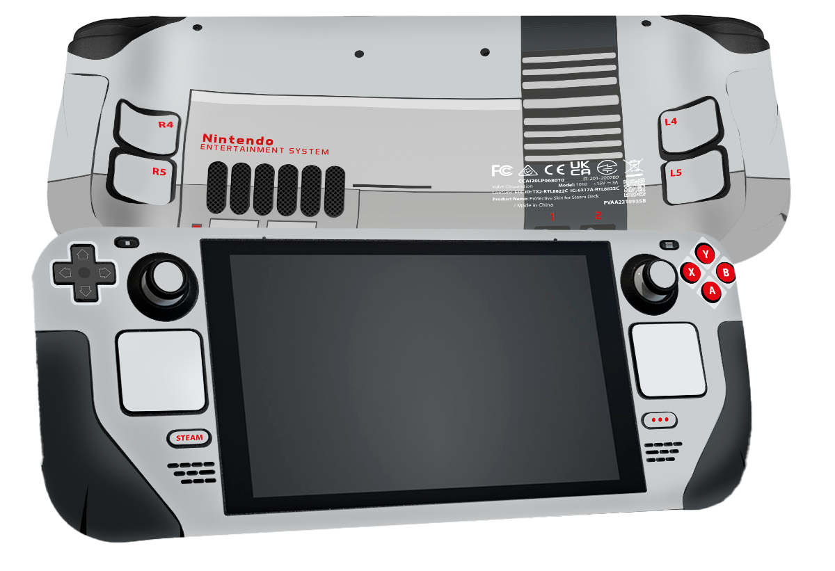 NES Steam Deck Skin Xonebrand
