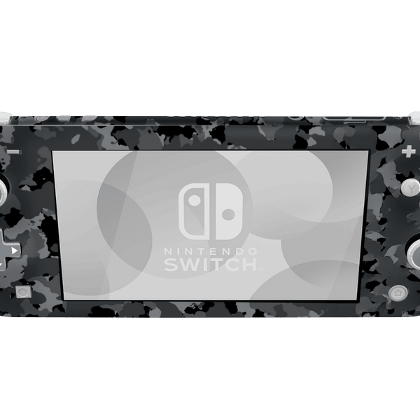 Camuflado Negro Skin Nintendo Switch Lite Xonebrand