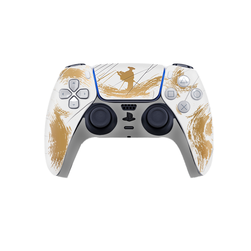 Edición Ghost of Yotei Dorado Skin Playstation 5 Fat