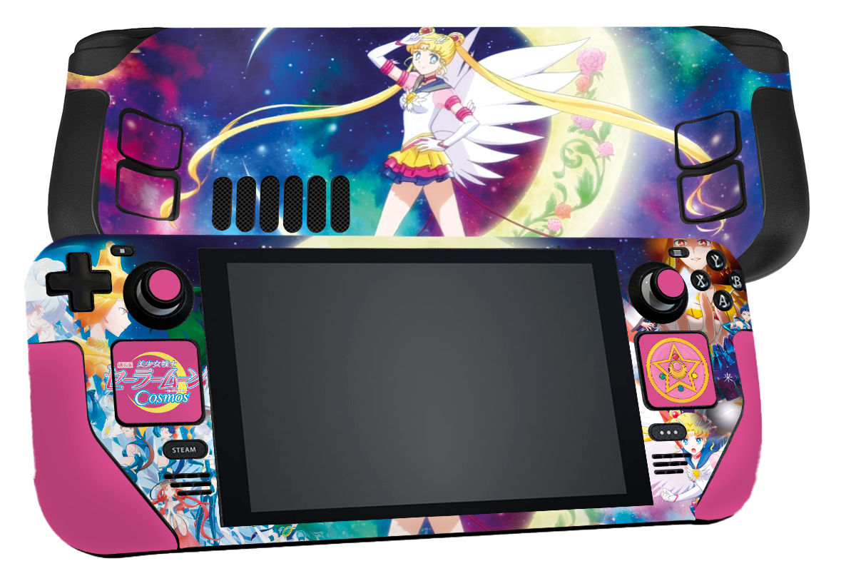 Sailor Moon Steam Deck Handheld Gaming Computer Skin