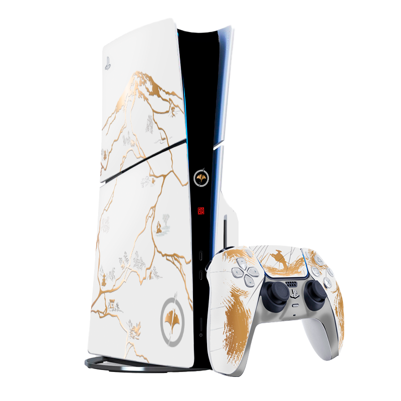 Edición Ghost of Yotei Skin Playstation 5 Slim Xonebrand
