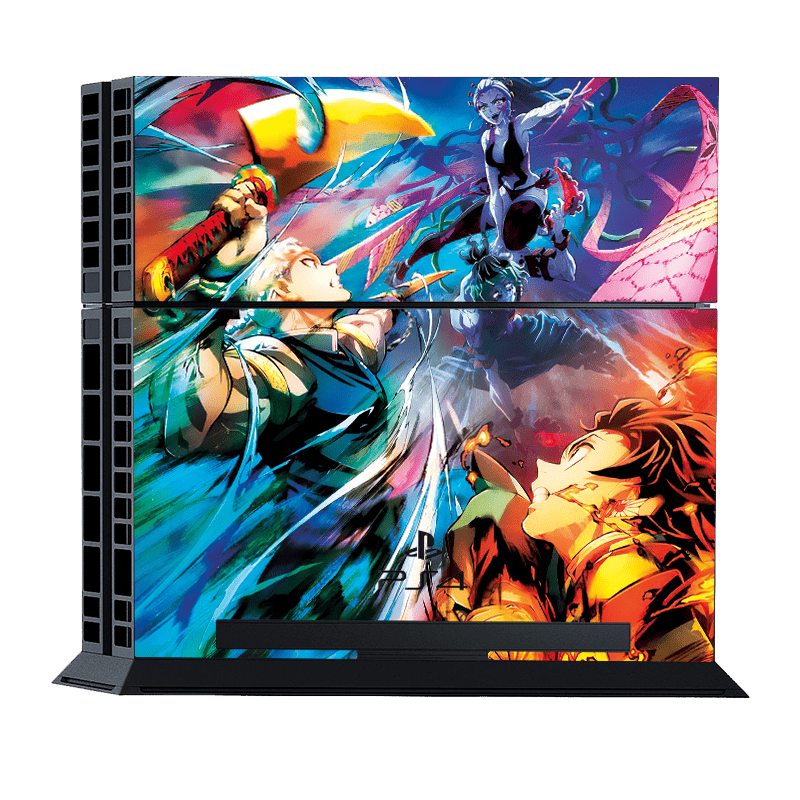 Demon Slayer Skin Playstation 4 Fat Xonebrand