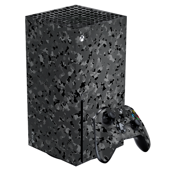 Camuflaje Negro Skin Xbox Series X Xonebrand