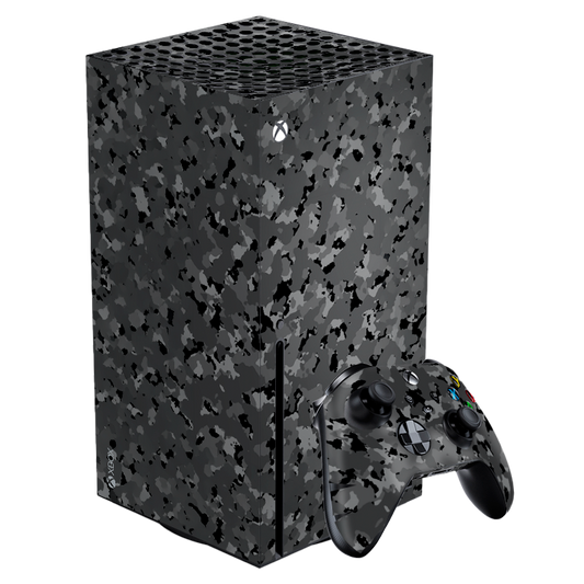 Camuflaje Negro Skin Xbox Series X Xonebrand