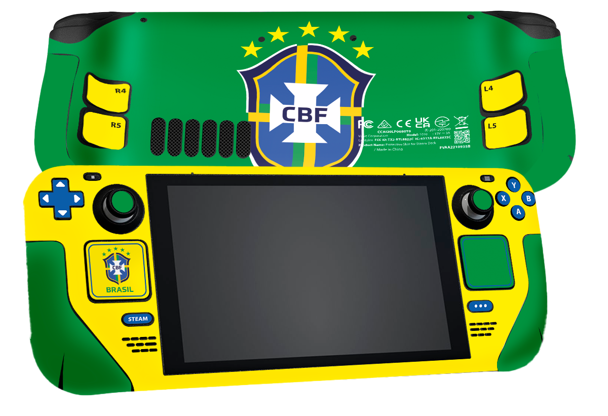 Brazil National Team Steam Deck Skin Xonebrand