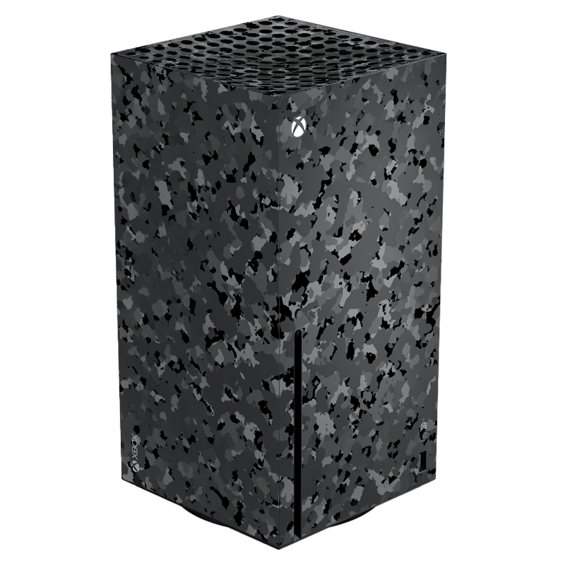 Camuflaje Negro Skin Xbox Series X Xonebrand