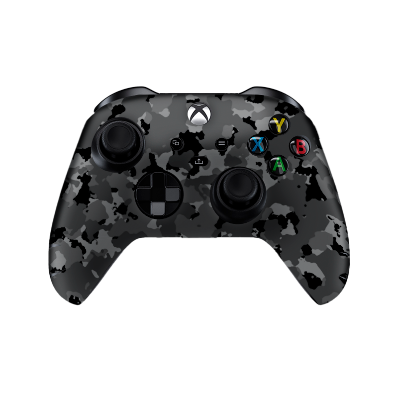 Camuflaje Negro Skin Xbox Series X Xonebrand