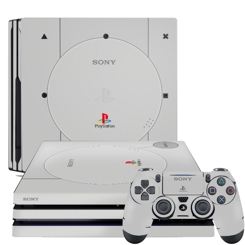 Modelo PS1 Skin Playstation 4 Pro