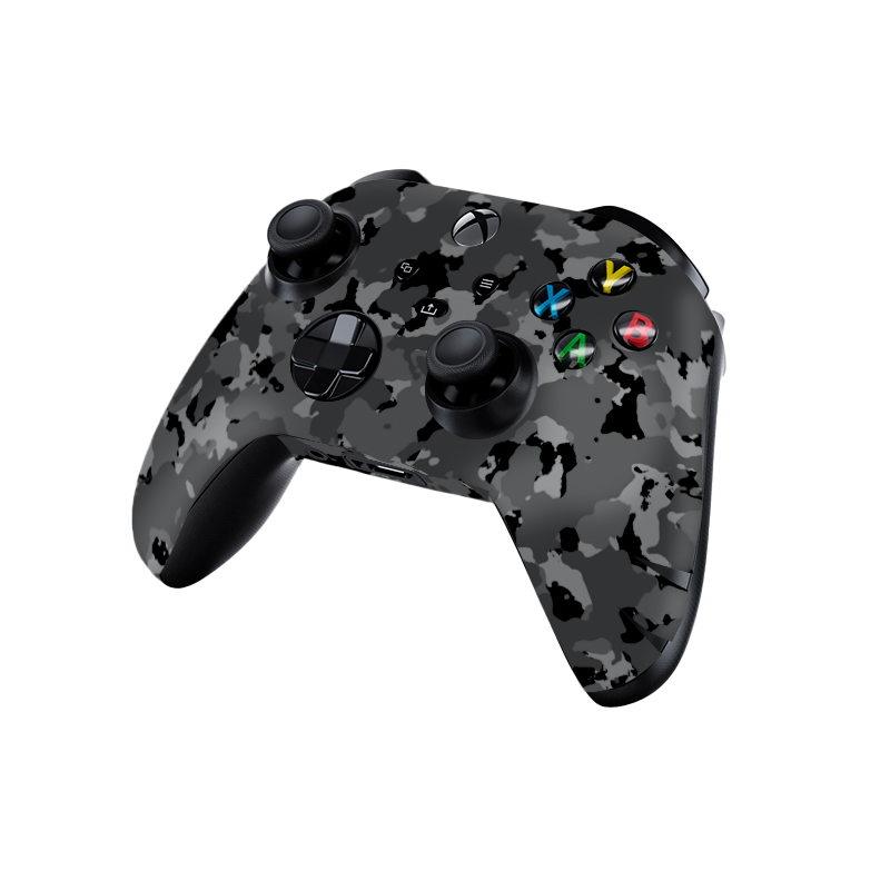Camuflaje Negro Skin Xbox Series X Xonebrand