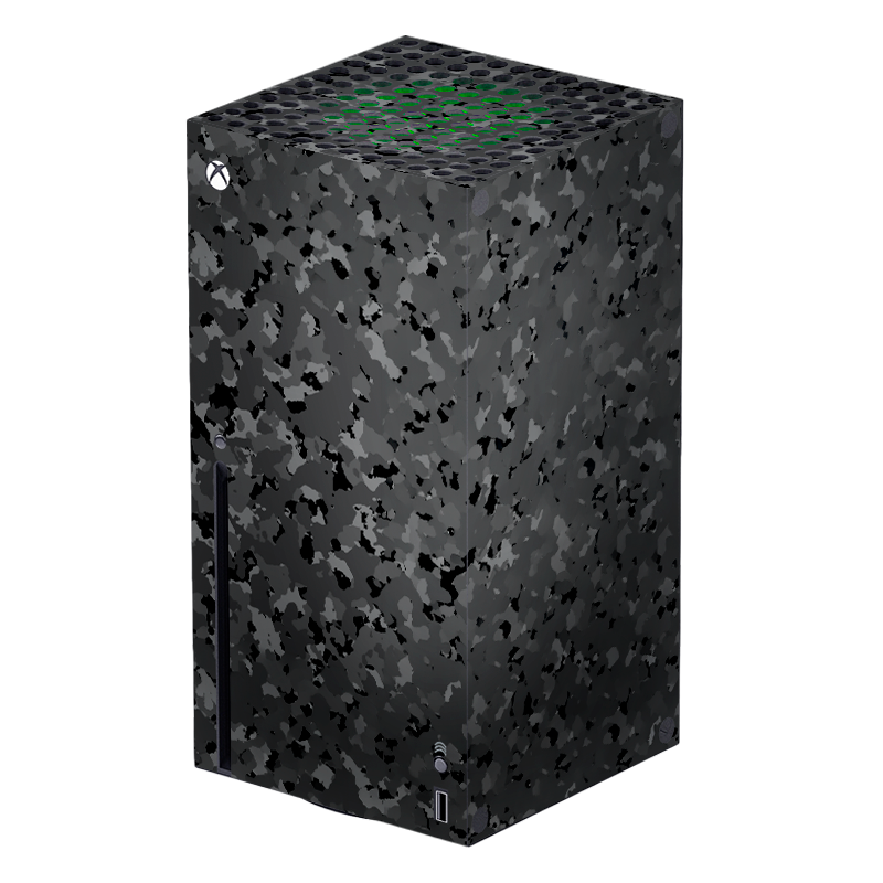 Camuflaje Negro Skin Xbox Series X Xonebrand