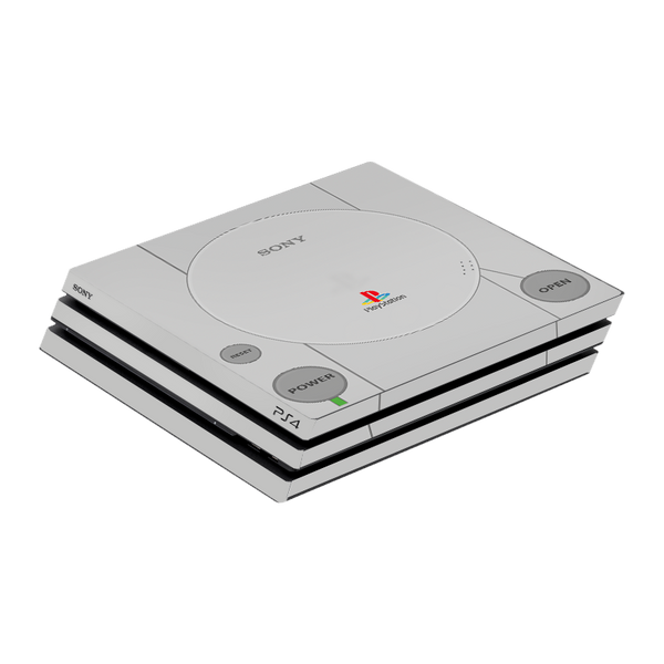Modelo PS1 Skin Playstation 4 Pro