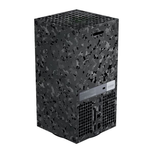 Camuflaje Negro Skin Xbox Series X Xonebrand