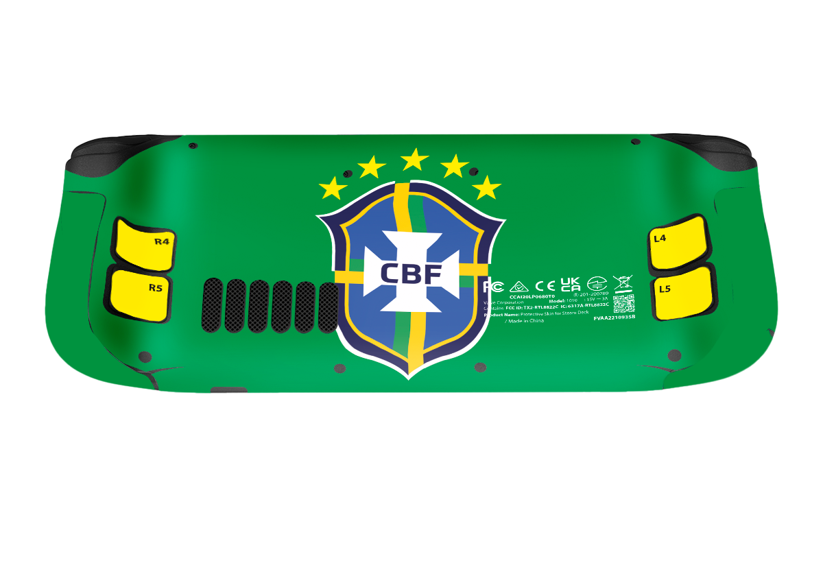 Brazil National Team Steam Deck Skin Xonebrand