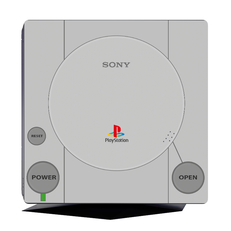 Modelo PS1 Skin Playstation 4 Pro