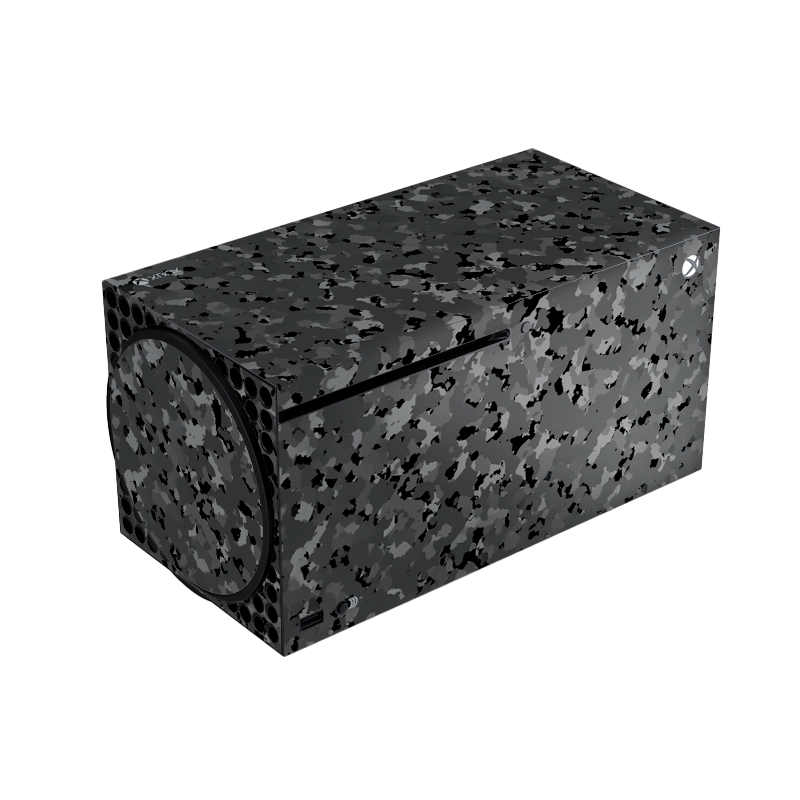 Camuflaje Negro Skin Xbox Series X Xonebrand